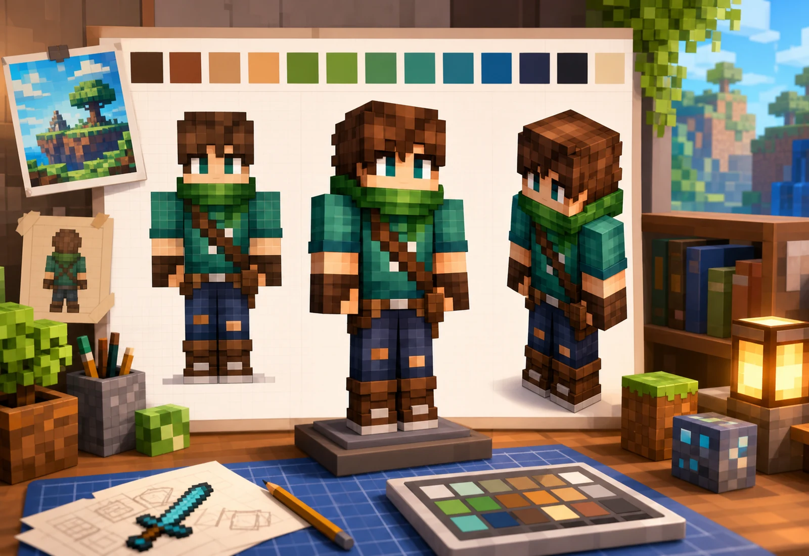 AI Minecraft Skin Generator