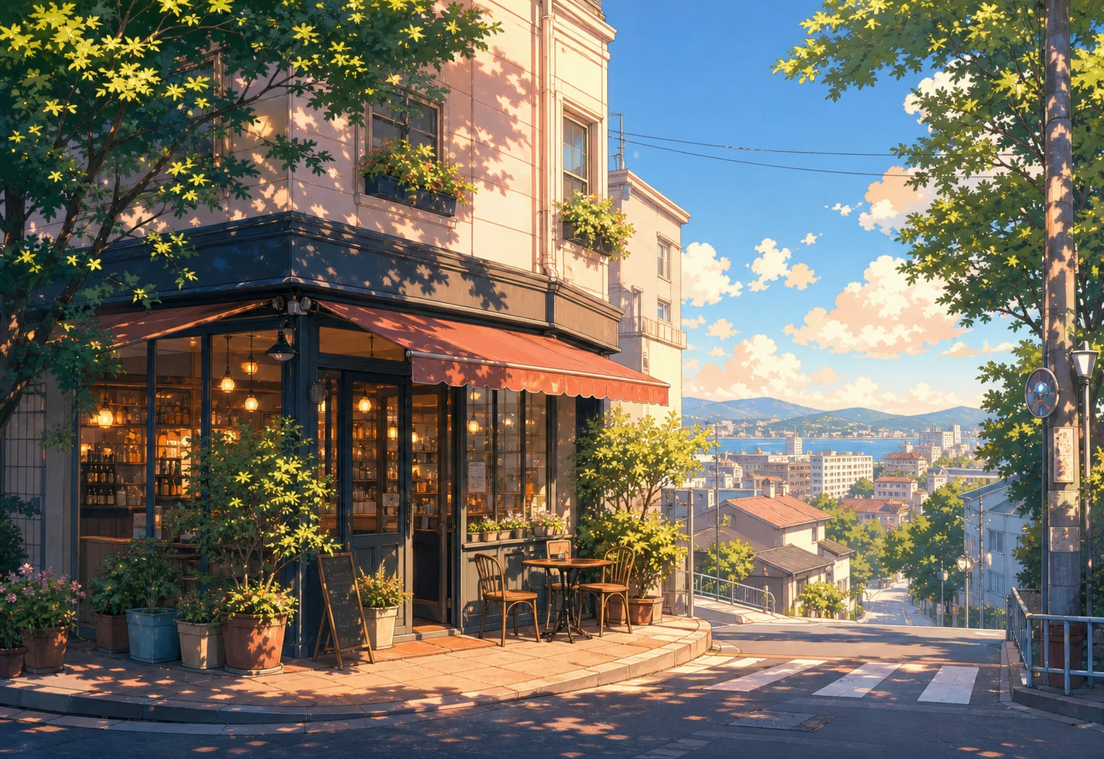 背景 nanobanana アニメ風
