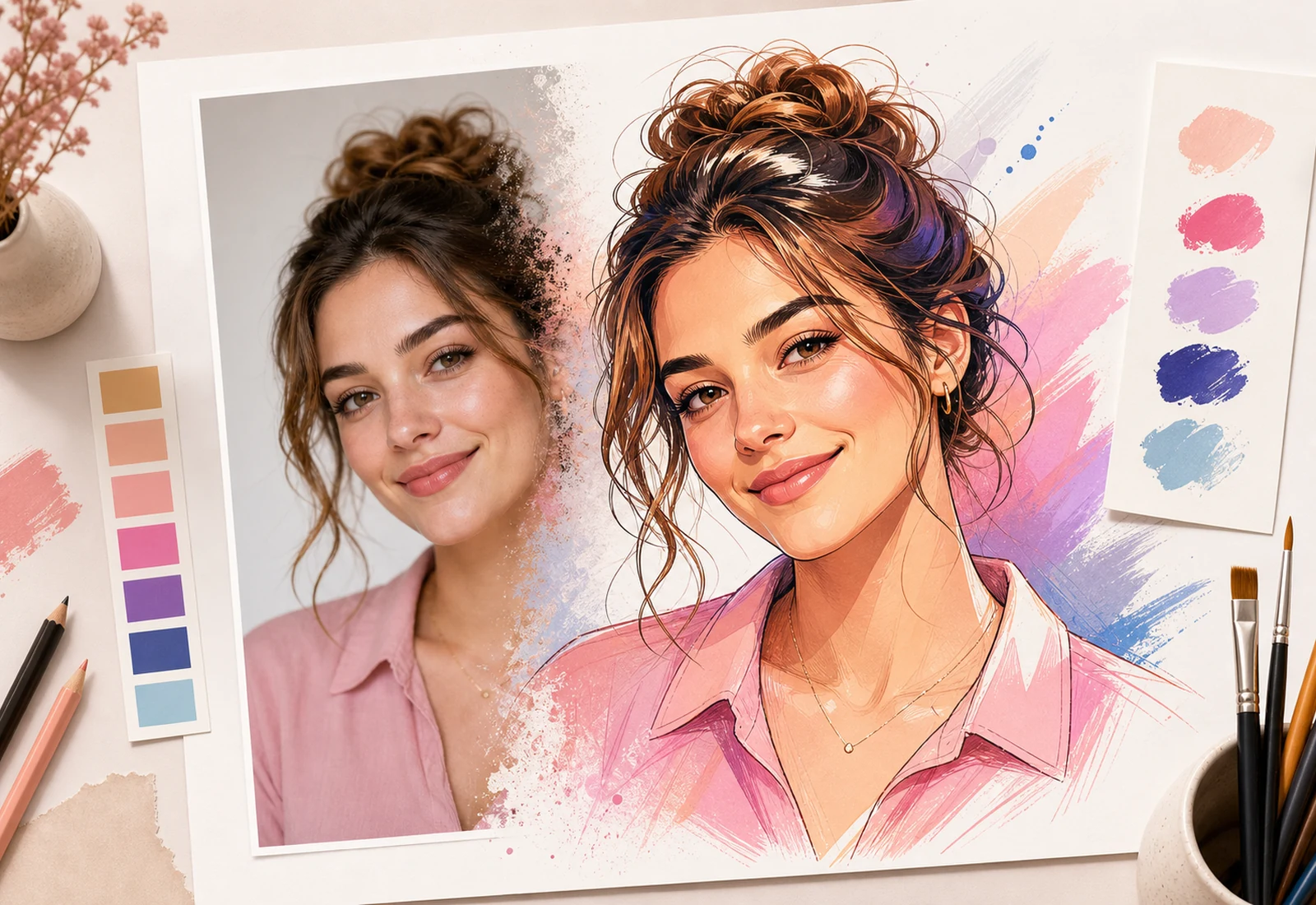 Photo to Illustration AI